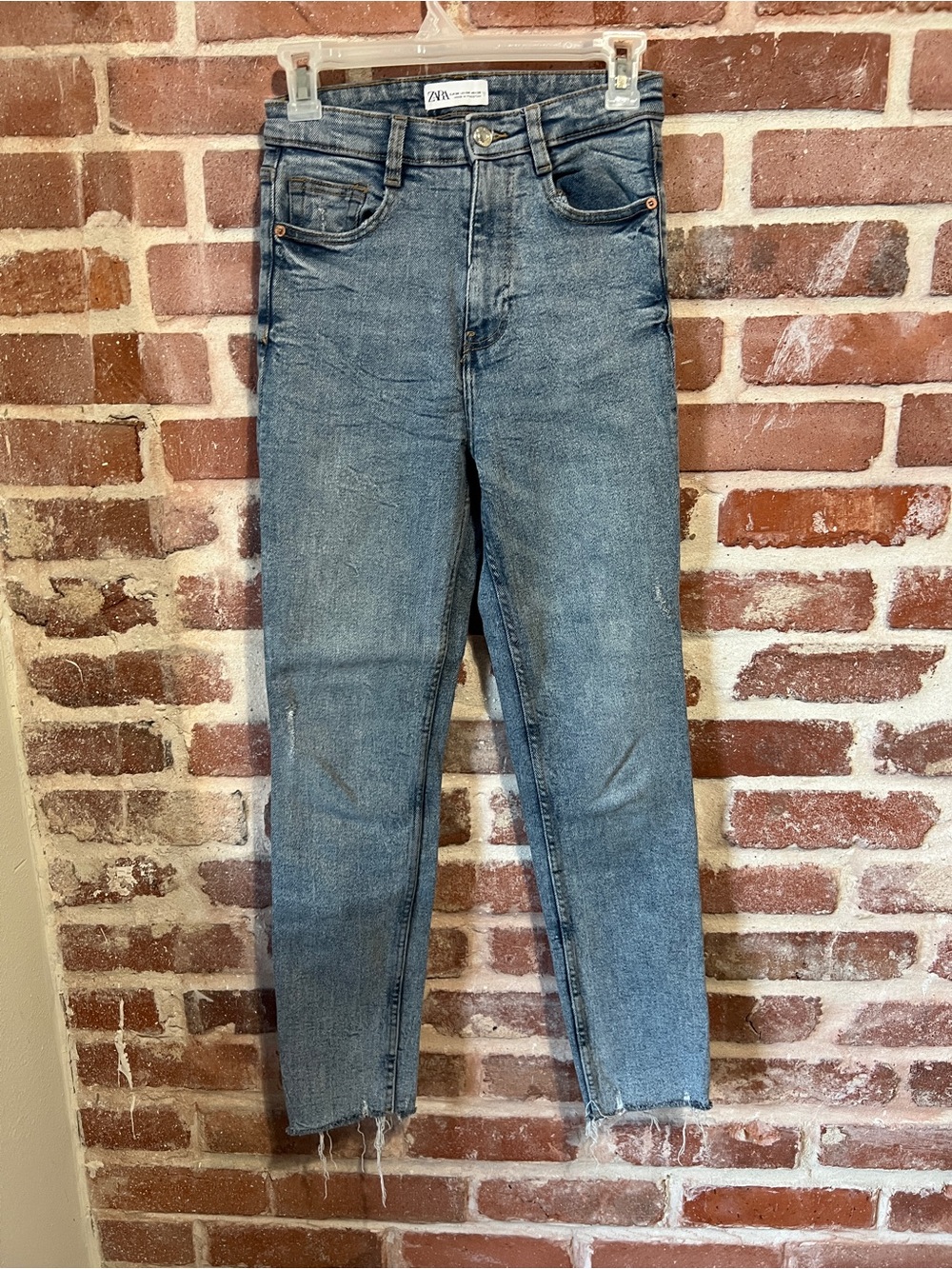 Zara Light Blue Skinny Jeans